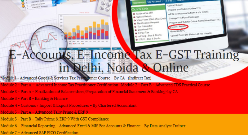 Accounting Course in Delhi, 110056,  [GST Update 2024] by SLA Accounting Institute, Taxation and Tally Prime Institute in Delhi, Noida, New Year Offer